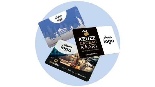 Bedrijfslogo drukken op cadeaukaart